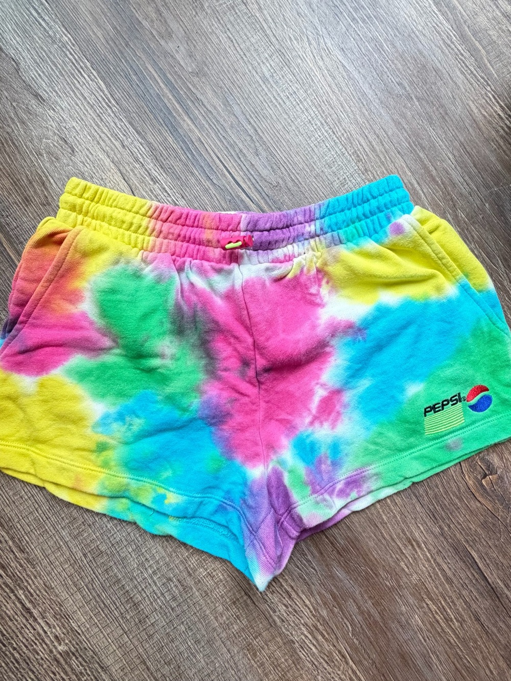 Forever 21 Tie-Dye Pepsi Shorts